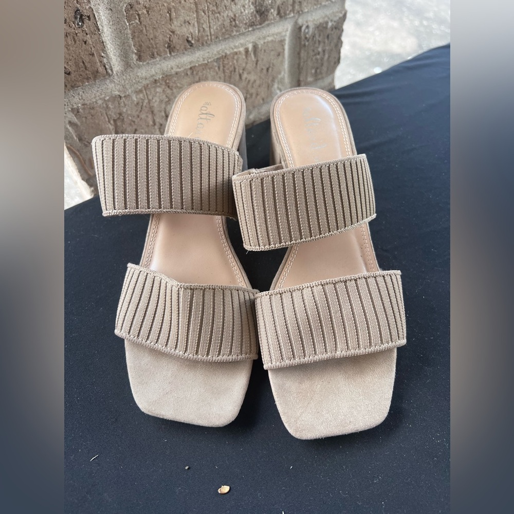 Altar’d State Slip On Block Heel Sandal